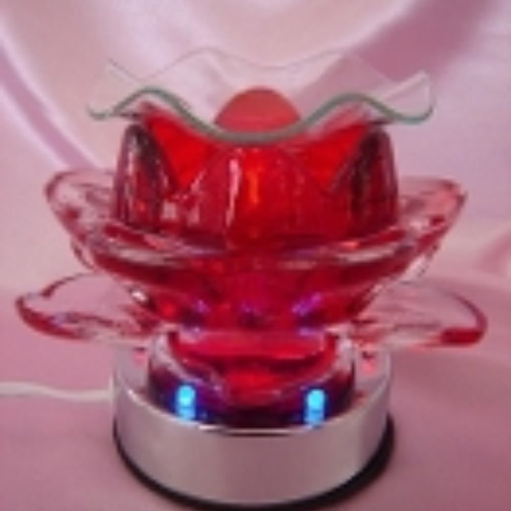 Lotus Flower LED Electric Oil burner